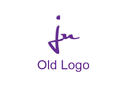 elegant letter jn logo