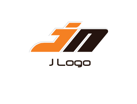 letter jn logo