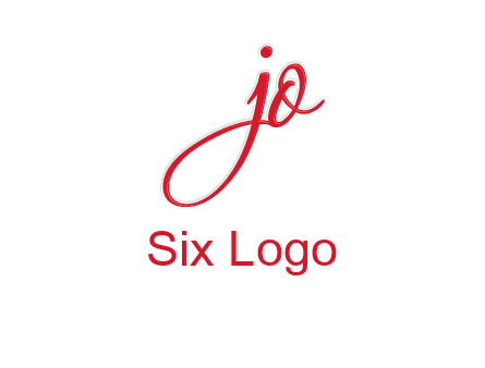 elegant letter jo logo