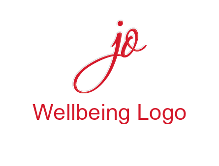 elegant letter jo logo