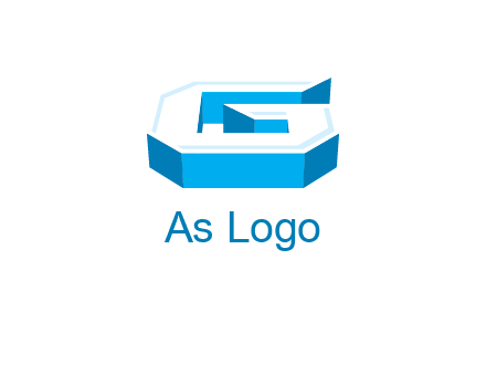 3D letter G logo