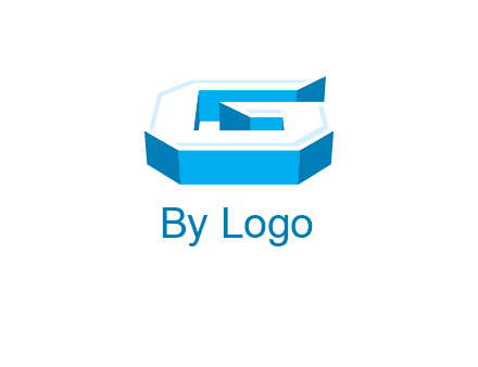 3D letter G logo