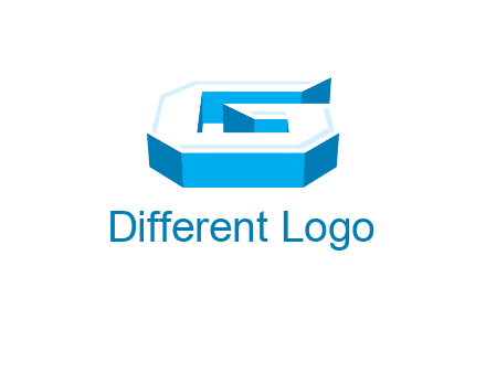 3D letter G logo