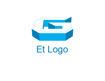 3D letter G logo
