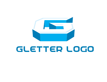 3D letter G logo