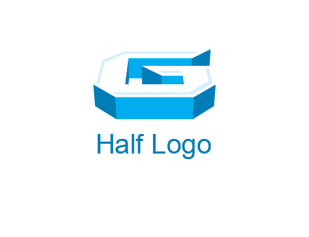 3D letter G logo