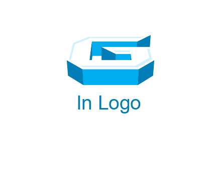3D letter G logo