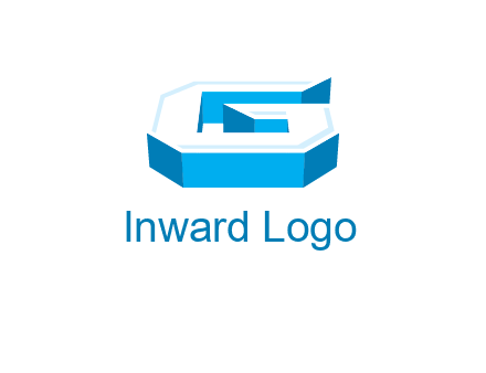 3D letter G logo