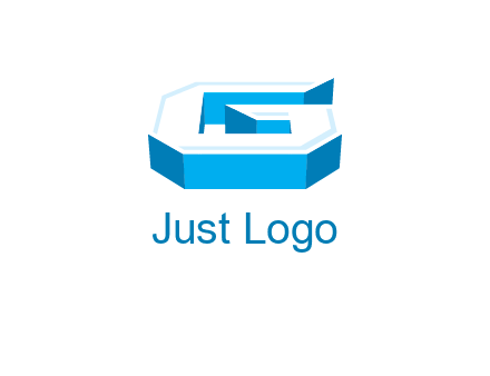 3D letter G logo