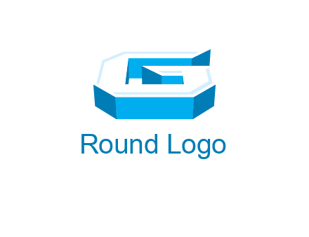 3D letter G logo