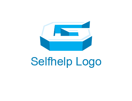 3D letter G logo