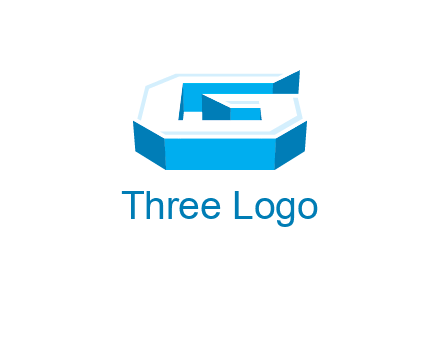 3D letter G logo