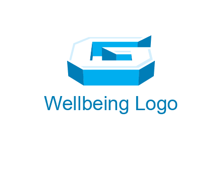 3D letter G logo