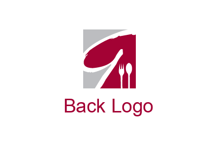 letter g inside rectangle with spoon and fork logo