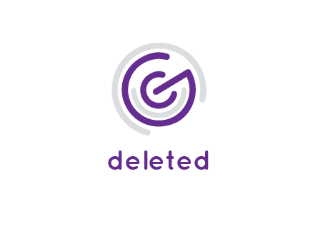 letter cg made of lines logo