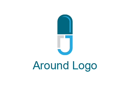 letter j incorporated with capsule logo