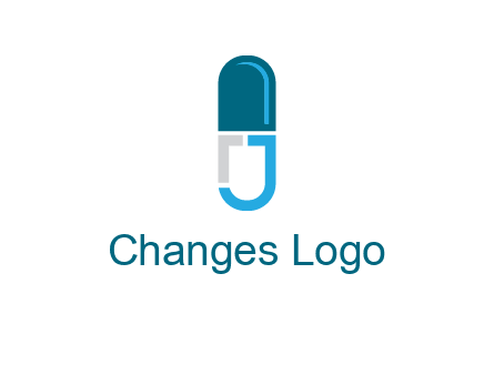 letter j incorporated with capsule logo
