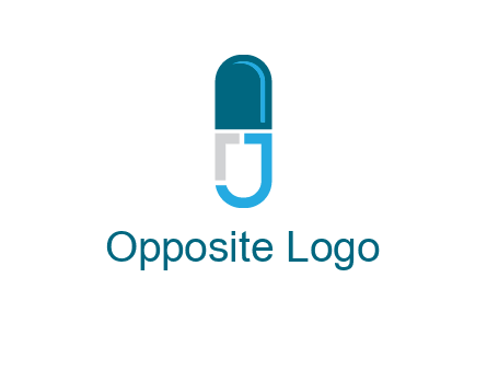 letter j incorporated with capsule logo