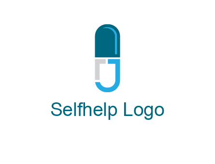 letter j incorporated with capsule logo