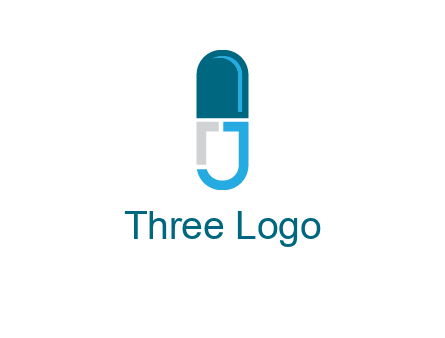 letter j incorporated with capsule logo
