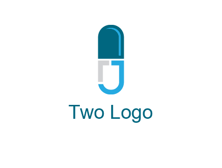 letter j incorporated with capsule logo