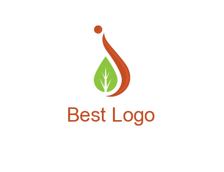 letter J with leaf logo