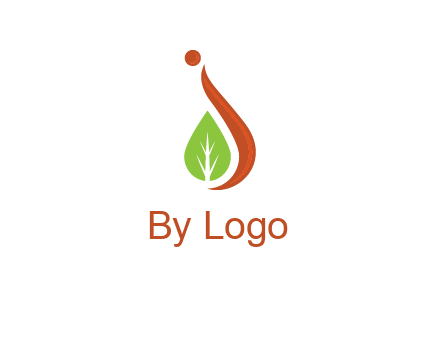 letter J with leaf logo