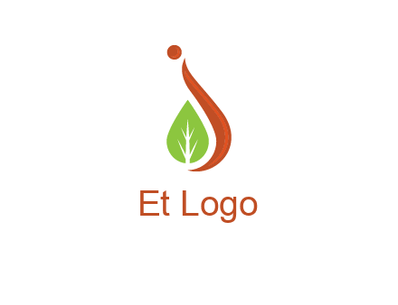 letter J with leaf logo