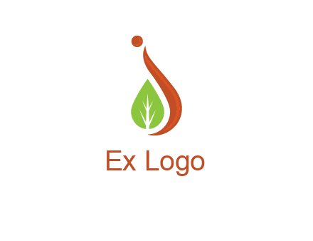 letter J with leaf logo