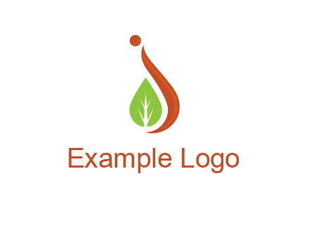 letter J with leaf logo