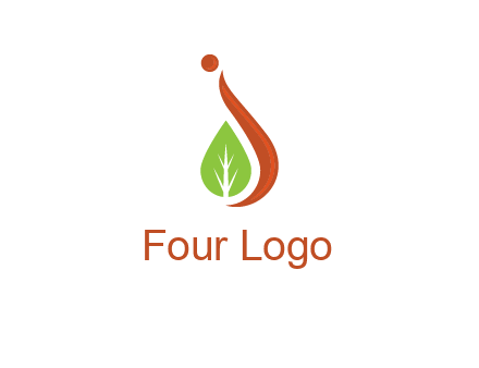 letter J with leaf logo