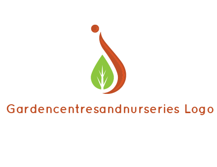 letter J with leaf logo