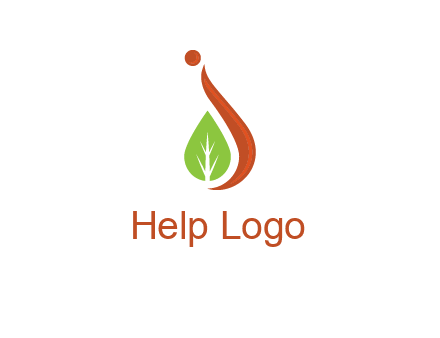 letter J with leaf logo