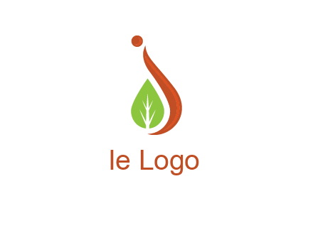 letter J with leaf logo