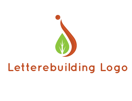 letter J with leaf logo
