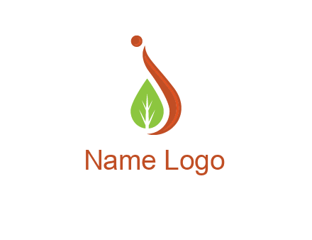 letter J with leaf logo