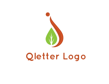 letter J with leaf logo