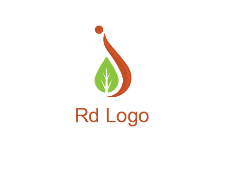 letter J with leaf logo