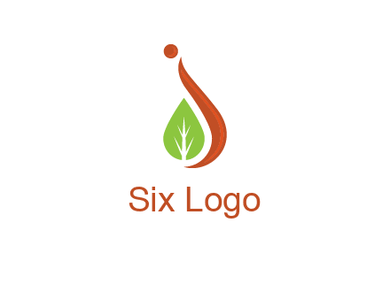 letter J with leaf logo