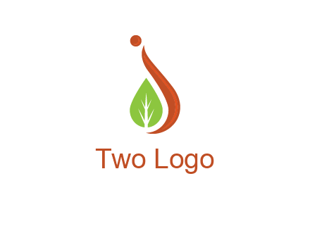 letter J with leaf logo