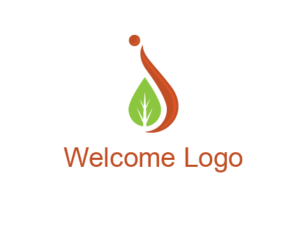 letter J with leaf logo
