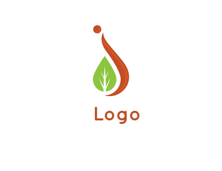 letter J with leaf logo