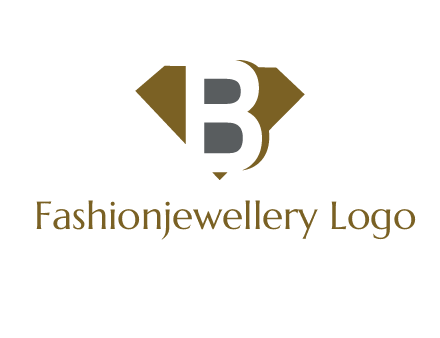 letter B inside diamond shape logo