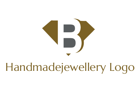 letter B inside diamond shape logo