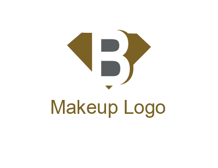 letter B inside diamond shape logo