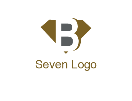 letter B inside diamond shape logo