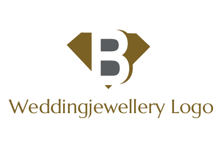 letter B inside diamond shape logo