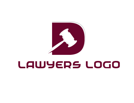 gravel inside letter D logo