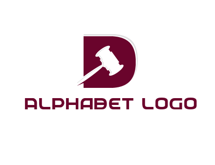 gravel inside letter D logo