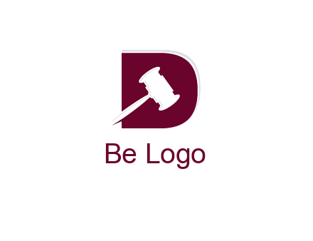 gravel inside letter D logo